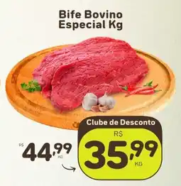 Rede uniforça Bife Bovino Especial Kg oferta
