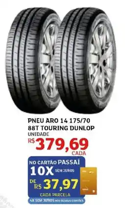Assaí Atacadista Pneu aro 14 175/70 88t touring dunlop oferta