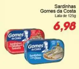 Villefort Atacadista Sardinhas Gomes da Costa oferta