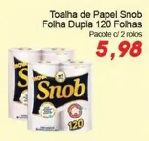 Toalha de Papel Snob Folha Dupla