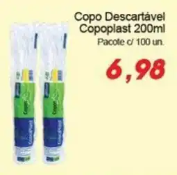 Villefort Atacadista Copo descartável copoplast 200ml oferta