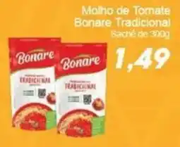Villefort Atacadista Molho de Tomate Bonare Tradicional oferta