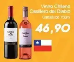 Villefort Atacadista Vinho chileno casillero del diablo oferta