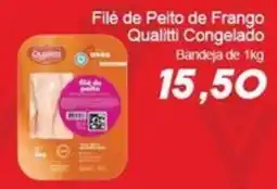 Villefort Atacadista Filé de Peito de Frango Qualitti Congelado oferta