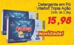 Villefort Atacadista Detergente em Pó Villefort Tripla Ação oferta