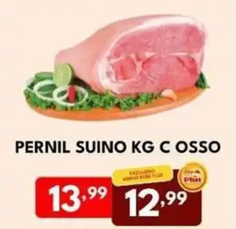 Pernil suino kg c osso