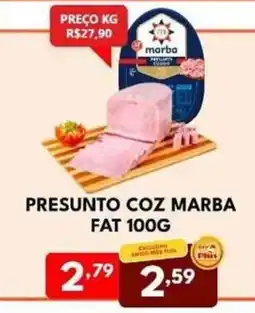 Rede Plus Supermercados Presunto coz marba fat oferta