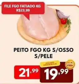 Rede Plus Supermercados Peito fgo kg s/osso s/pele oferta