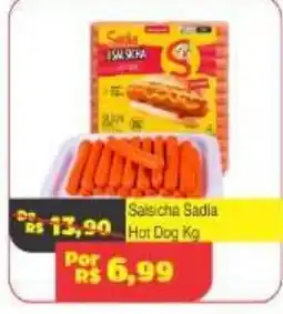 Royal Supermercados Salsicha Sadia Hot Dog oferta