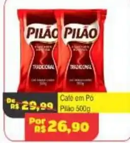 Royal Supermercados Café em Pó Pilão oferta