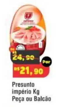 Royal Supermercados Presunto império kg oferta