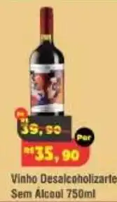 Royal Supermercados Vinho Desalcoholizarte Sem Álcool oferta