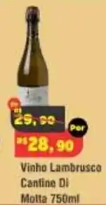 Royal Supermercados Vinho Lambrusco Cantine Di Motta oferta