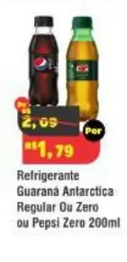 Royal Supermercados Refrigerante Guaraná Antarctica Regular Ou Zero ou Pepsi Zero 200ml oferta