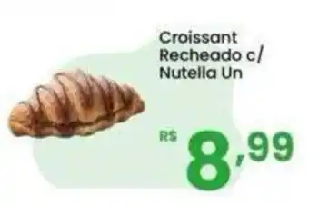 Croissant recheado c/ nutella un