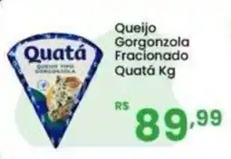 Coocerqui Queijo gorgonzola fracionado quatá kg oferta