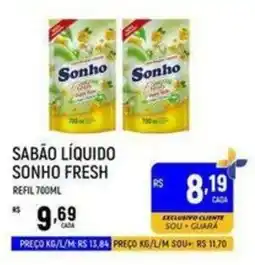 Supermercado Guará Sabão líquido sonho fresh oferta