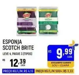 Supermercado Guará esponja scotch brite oferta