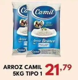 Rede Plus Supermercados Arroz camil tipo 1 oferta