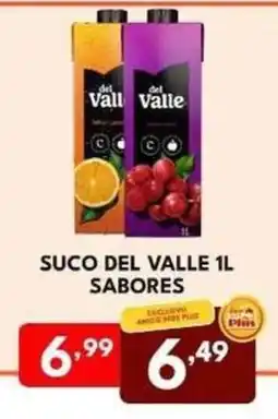 Rede Plus Supermercados Suco del valle 1l sabores oferta