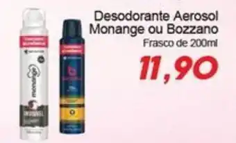 Desodorante Aerosol Monange ou Bozzano