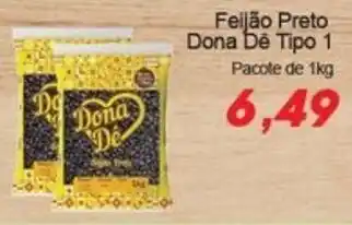 Feijão Preto Dona Dê Tipo 1