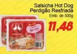 Villefort Atacadista Salsicha Hot Dog Perdigão Resfriada oferta