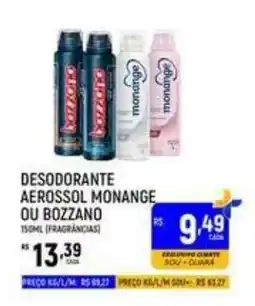 Supermercado Guará Desodorante aerossol monange ou bozzano oferta