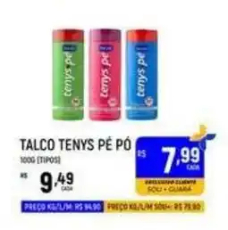 Supermercado Guará Talco tenys pé pó oferta