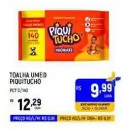 Supermercado Guará toalha umed piquitucho oferta