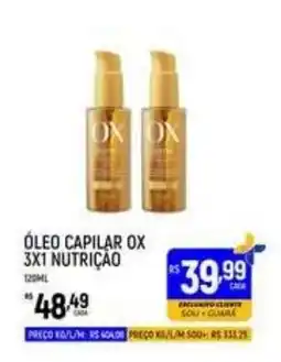 Supermercado Guará óleo capilar ox 3x1 nutrição oferta