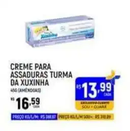 Supermercado Guará Creme para assaduras turma da xuxinha oferta