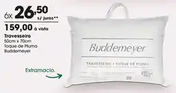 Zaffari Travesseiro toque de pluma buddemeyer oferta