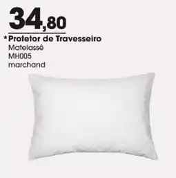 Zaffari Protetor de Travesseiro Matelassê oferta