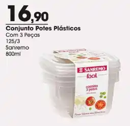 Zaffari Conjunto Potes Plásticos oferta