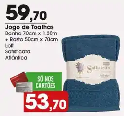 Zaffari Jogo de Toalhas oferta