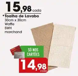 Zaffari Toalha de lavabo oferta