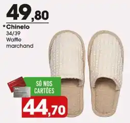 Zaffari Chinelo waffle marchand oferta