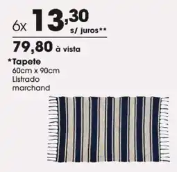 Zaffari Tapete listrado marchand oferta