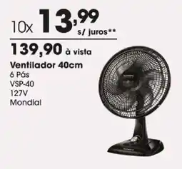 Zaffari Ventilador 40cm oferta