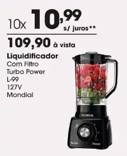 Zaffari Liquidificador com filtro turbo power l-99 oferta