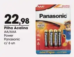 Zaffari Pilha Acalina AA/AAA Power Panasonic oferta