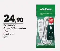 Zaffari Extensão com 3 tomadas oferta