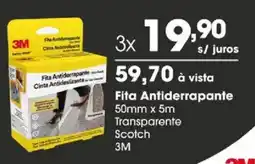 Zaffari Fita antiderrapante transparente scotch 3m oferta