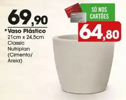 Zaffari Vaso Plástico Classic Nutriplan oferta