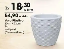 Zaffari Vaso Plástico oferta