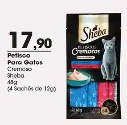 Zaffari Petisco para gatos cremoso sheba oferta