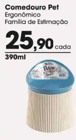 Zaffari Comedouro Pet Ergonômico Família de Estimação oferta