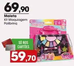 Zaffari Maleta Kit Maquiagem Polibrinq oferta