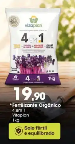 Zaffari Fertilizante orgânico 4 em 1 vitaplan oferta